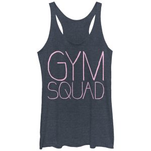 Women_s CHIN UP Gym Squad Racerback Tank Top