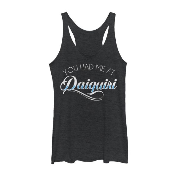 Women_s CHIN UP Had Me at Daiquiri Racerback Tank Top