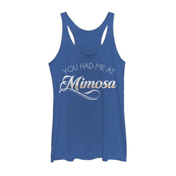 Women_s CHIN UP Had Me at Mimosa Racerback Tank Top