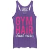 Women_s CHIN UP Hair Don_t Care Racerback Tank Top