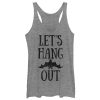 Women_s CHIN UP Halloween Hang Out Bat Racerback Tank Top