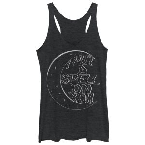 Women_s CHIN UP Halloween Spell on You Racerback Tank Top