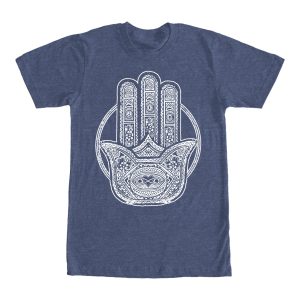 Women_s CHIN UP Hamsa Hand Boyfriend Tee