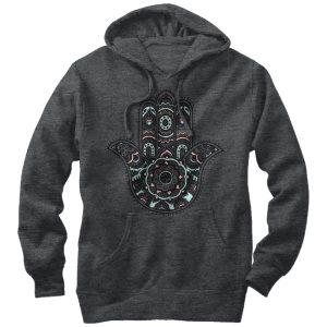 Women_s CHIN UP Hamsa Palm Pull Over Hoodie