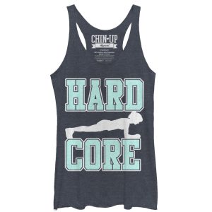 Women_s CHIN UP Hard Core Racerback Tank Top