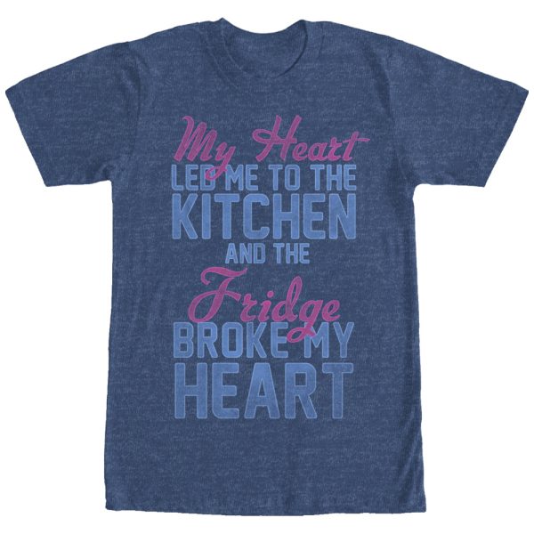 Women_s CHIN UP Heart Led Me to Kitchen Boyfriend Tee