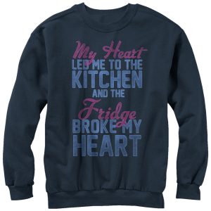 Women_s CHIN UP Heart Led Me to Kitchen Sweatshirt