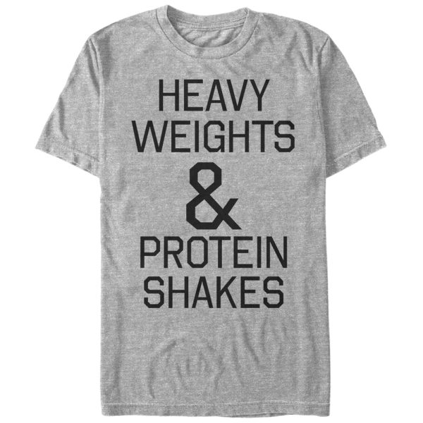 Women_s CHIN UP Heavy Weights and Protein Shakes Boyfriend Tee