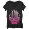 Women_s CHIN UP Henna Hamsa Scoop Neck