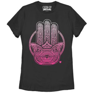 Women_s CHIN UP Henna Hamsa T-Shirt