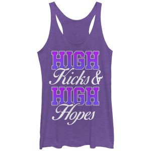 Women_s CHIN UP High Kicks Racerback Tank Top