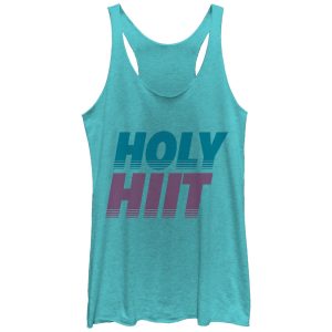 Women_s CHIN UP Holy HIIT Racerback Tank Top