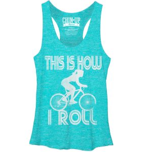 Women_s CHIN UP How I Roll Racerback Tank Top