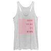Women_s CHIN UP How To Be An Icon Racerback Tank Top