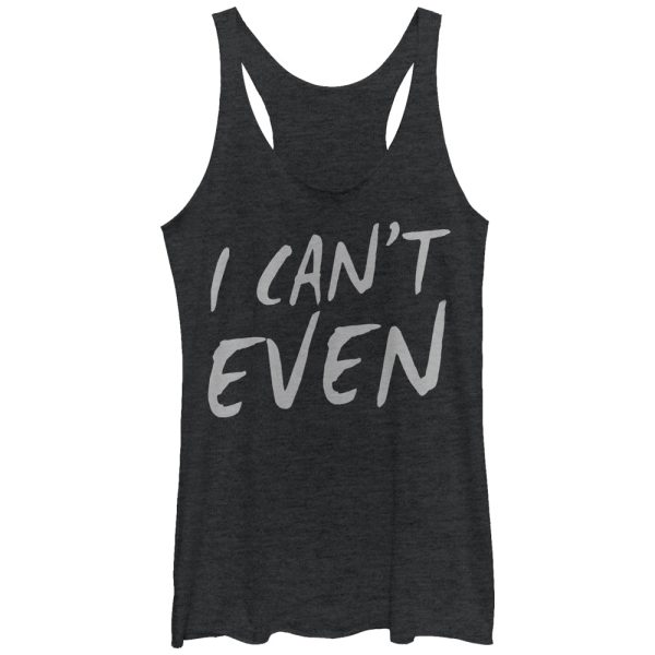 Women_s CHIN UP I Can_t Even Racerback Tank Top