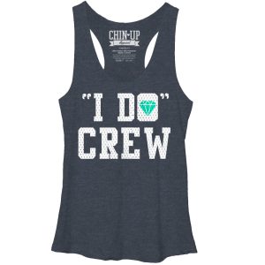 Women_s CHIN UP I Do Crew Racerback Tank Top