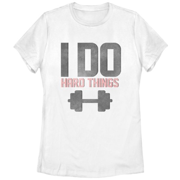 Women_s CHIN UP I Do Hard Things T-Shirt