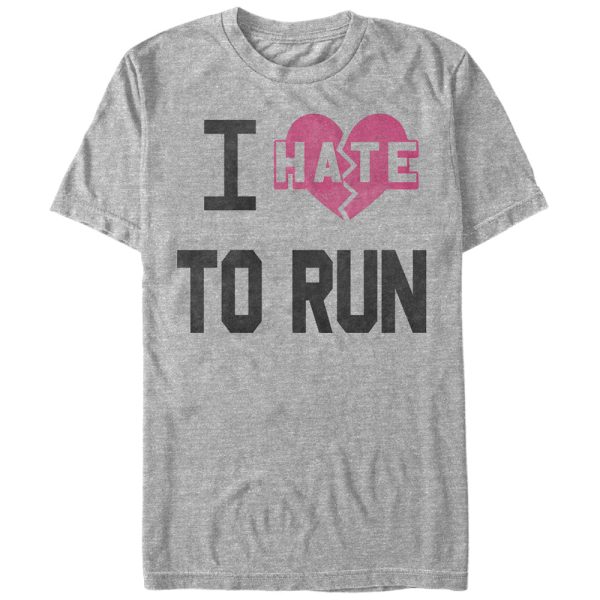 Women_s CHIN UP I Hate Heart To Run Boyfriend Tee