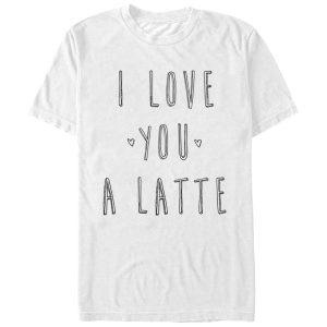 Women_s CHIN UP I Love You a Latte Boyfriend Tee