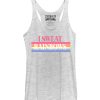 Women_s CHIN UP I Sweat Rainbows Racerback Tank Top