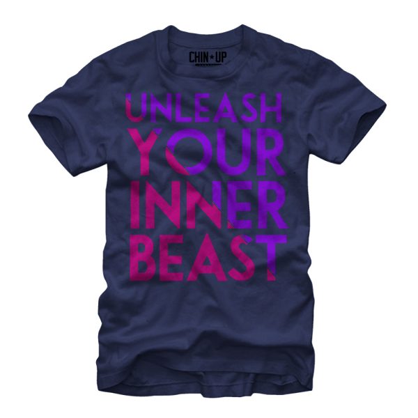 Women_s CHIN UP Inner Beast Boyfriend Tee