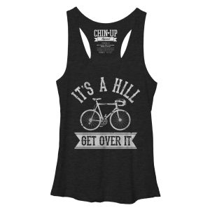 Women_s CHIN UP It_s a Hill Get Over It Racerback Tank Top