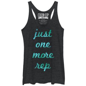 Women_s CHIN UP Just One More Rep Racerback Tank Top