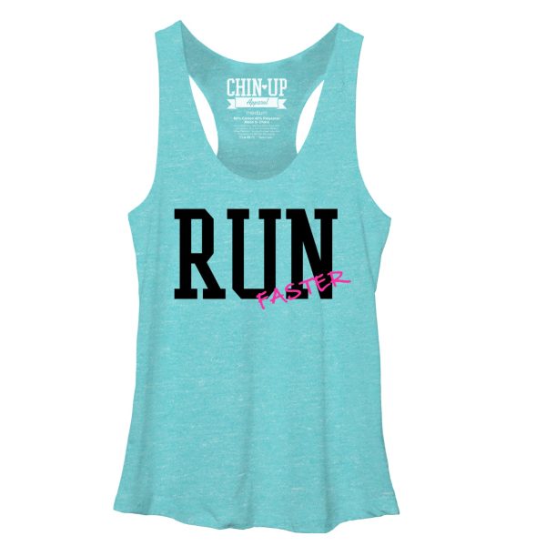 Women_s CHIN UP Keep Running Racerback Tank Top