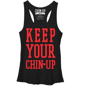 Women_s CHIN UP Keep Your Head Up Racerback Tank Top