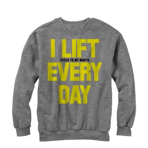 Women_s CHIN UP Lift Pizza Every Day Sweatshirt