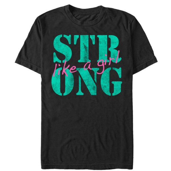 Women_s CHIN UP Like a Girl Boyfriend Tee