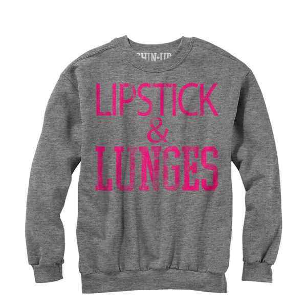 Women_s CHIN UP Lipstick Sweatshirt