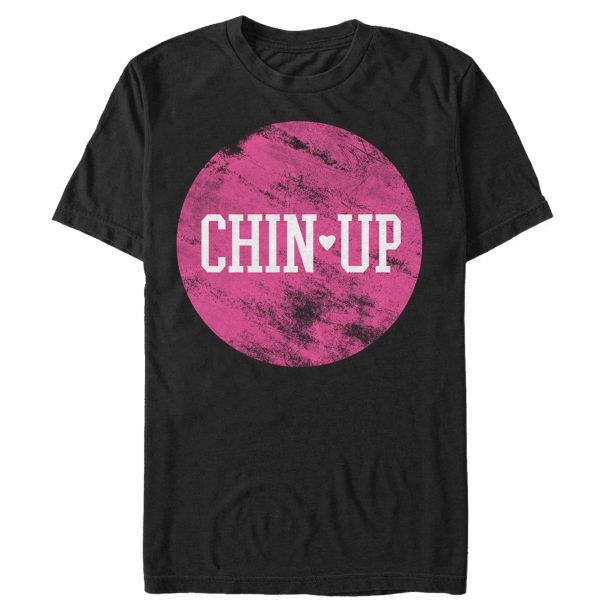 Women_s CHIN UP Logo Circle Boyfriend Tee