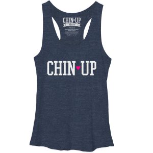 Women_s CHIN UP Logo Racerback Tank Top