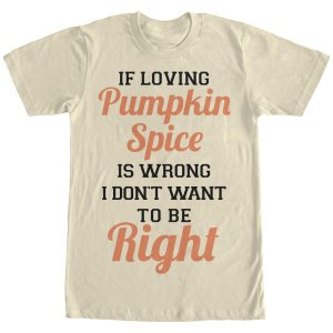 Women_s CHIN UP Loving Pumpkin Spice Boyfriend Tee