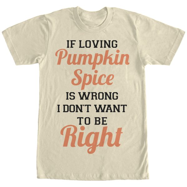 Women_s CHIN UP Loving Pumpkin Spice Boyfriend Tee