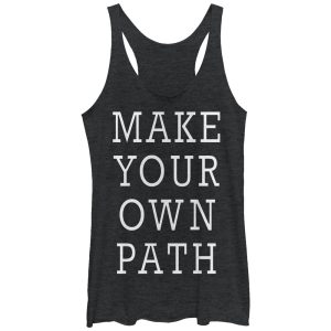 Women_s CHIN UP Make Your Own Path Racerback Tank Top