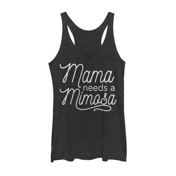 Women_s CHIN UP Mama Needs a Mimosa Racerback Tank Top