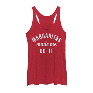 Women_s CHIN UP Margaritas Made Me Do It Racerback Tank Top