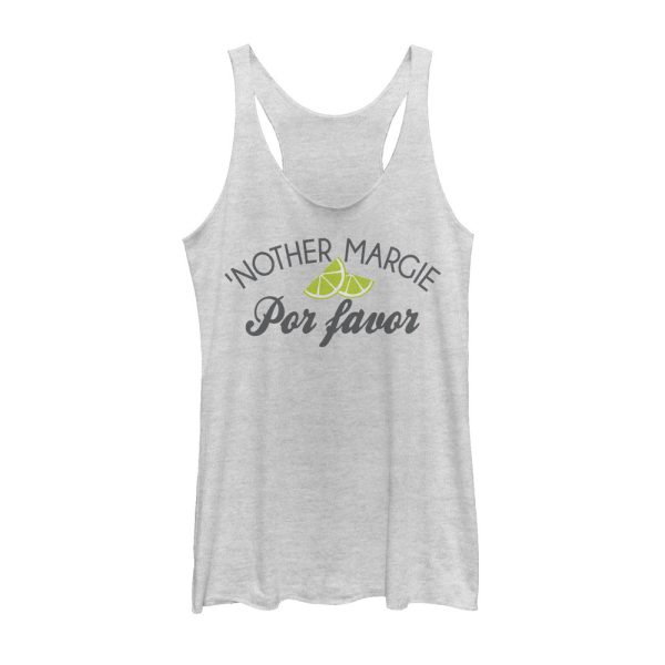 Women_s CHIN UP Margie Por Favor Racerback Tank Top