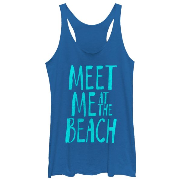 Women_s CHIN UP Meet Me at the Beach Racerback Tank Top