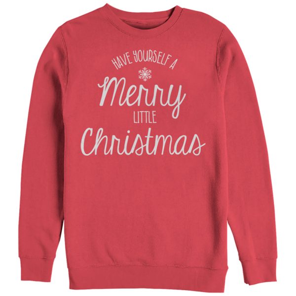 Women_s CHIN UP Merry Little Christmas Sweatshirt