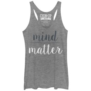 Women_s CHIN UP Mind Over Matter Racerback Tank Top