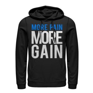 Women_s CHIN UP More Pain More Gain Pull Over Hoodie