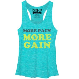 Women_s CHIN UP More Pain Racerback Tank Top