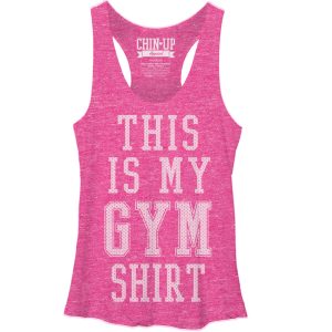 Women_s CHIN UP My Gym Shirt Racerback Tank Top