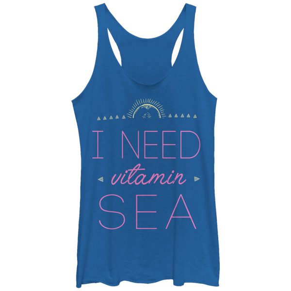 Women_s CHIN UP Need Vitamin Sea Racerback Tank Top