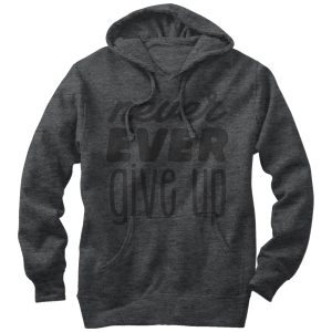 Women_s CHIN UP Never Give Up Pull Over Hoodie