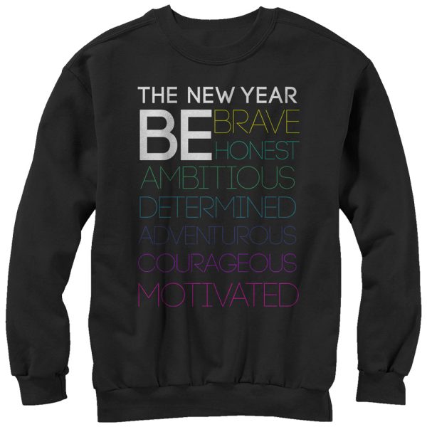 Women_s CHIN UP New Year Be Motivated Sweatshirt