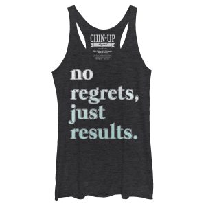 Women_s CHIN UP No Regrets Racerback Tank Top